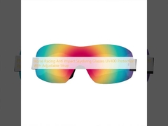 Kính chống va chạm nhảy dù đua ngựa Bảo vệ UV400 với dây thừng điều chỉnh